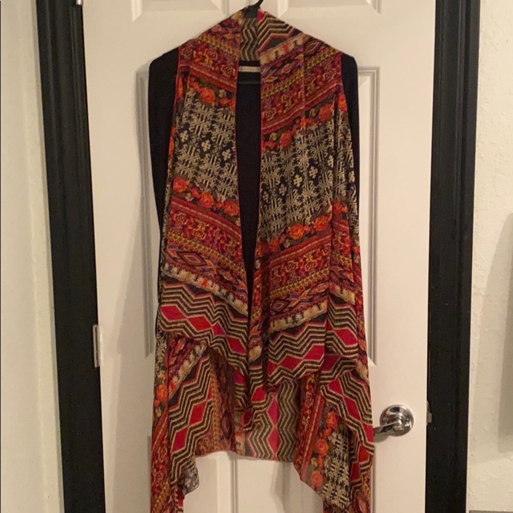 sheer aztec cover up topッ